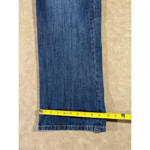 Marithe Francois Girbaud Mens Baggy Denim Jeans Straight Leg Dark Blue Size 42 - Picture 12 of 13